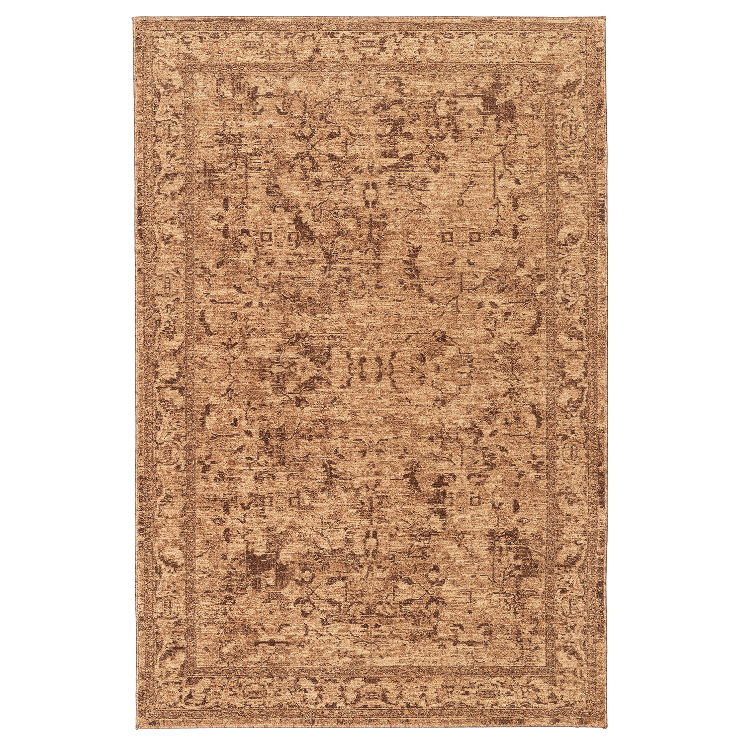 Brown Portales Traditional Rug
