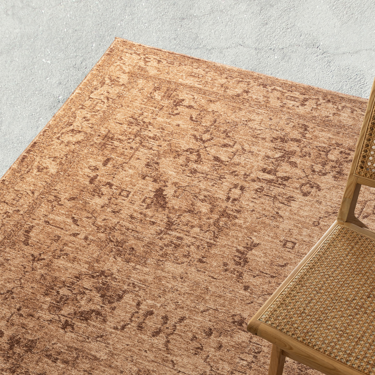 Brown Portales Traditional Rug