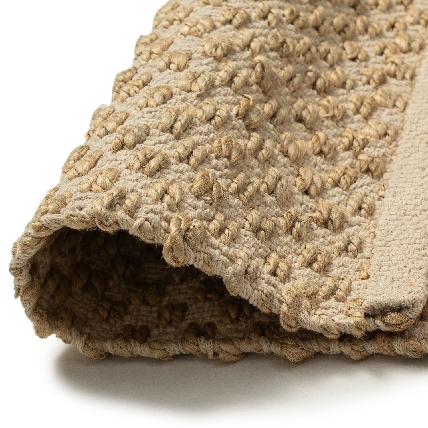Larson Hand-Woven Jute & Cotton Rug