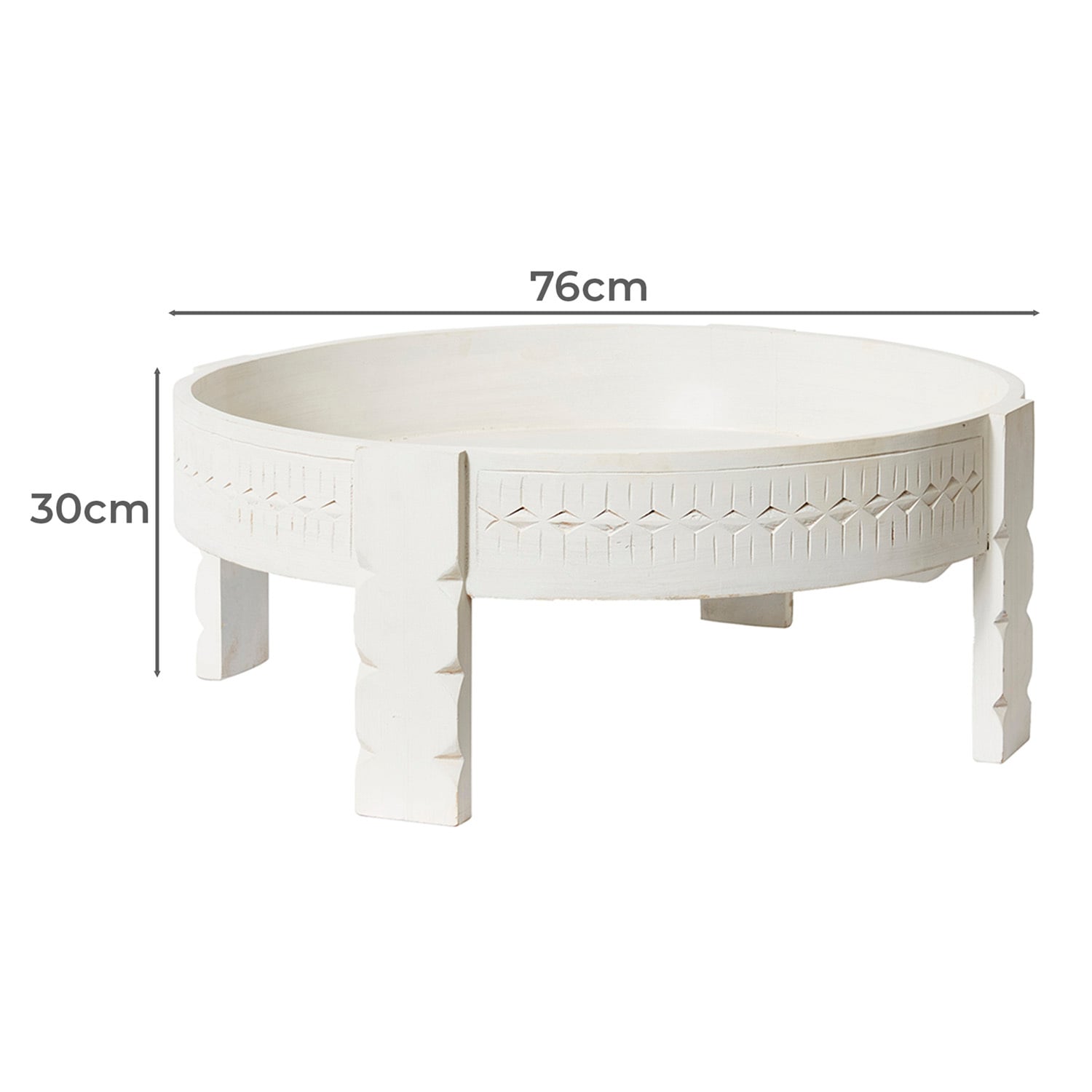 Halston Mango Wood Coffee Table