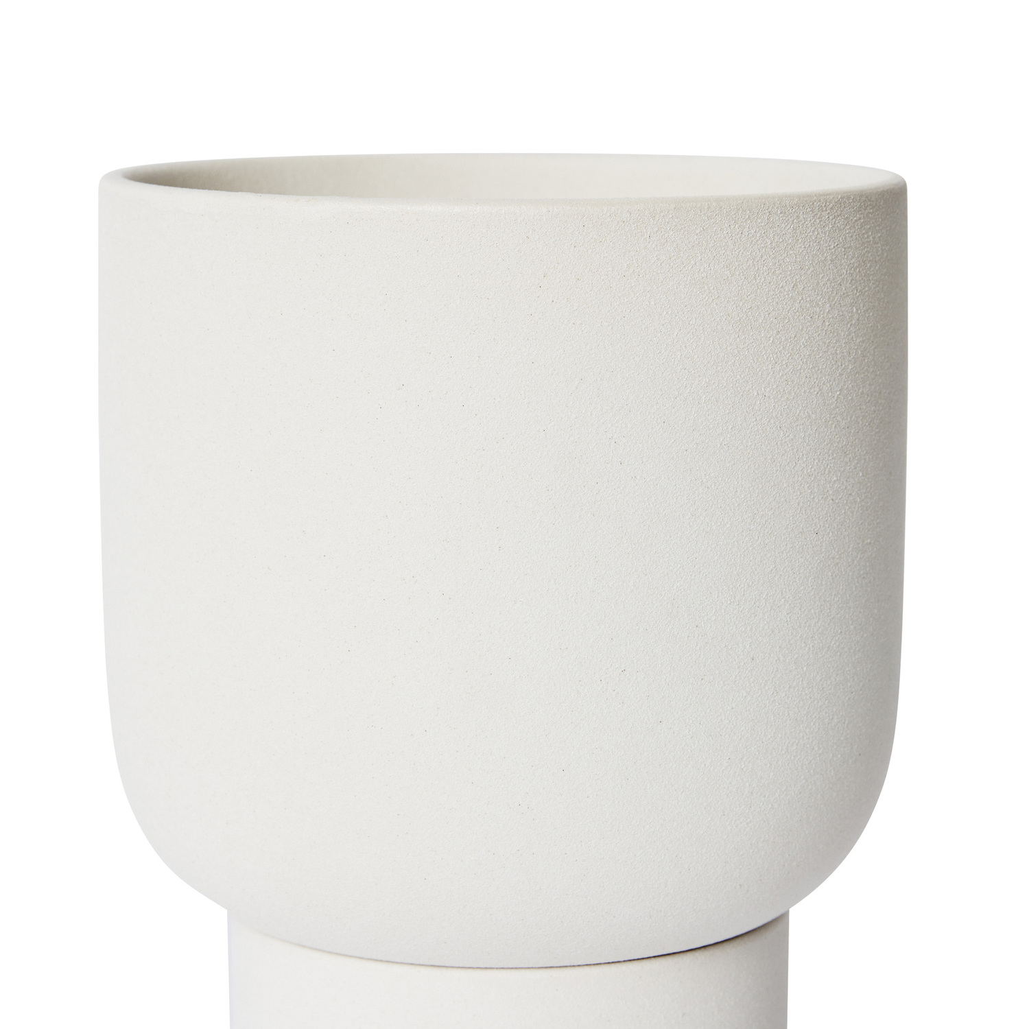Marzia Ceramic Plant Pot with Saucer