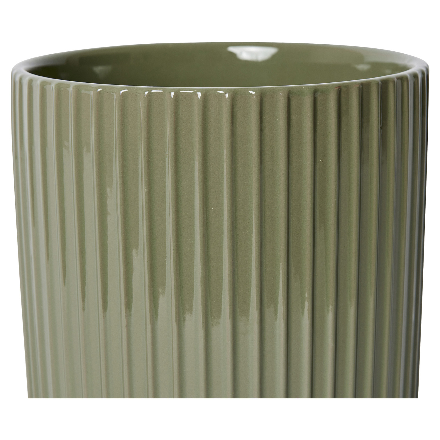Maurice Ceramic Plant Pot with Saucer