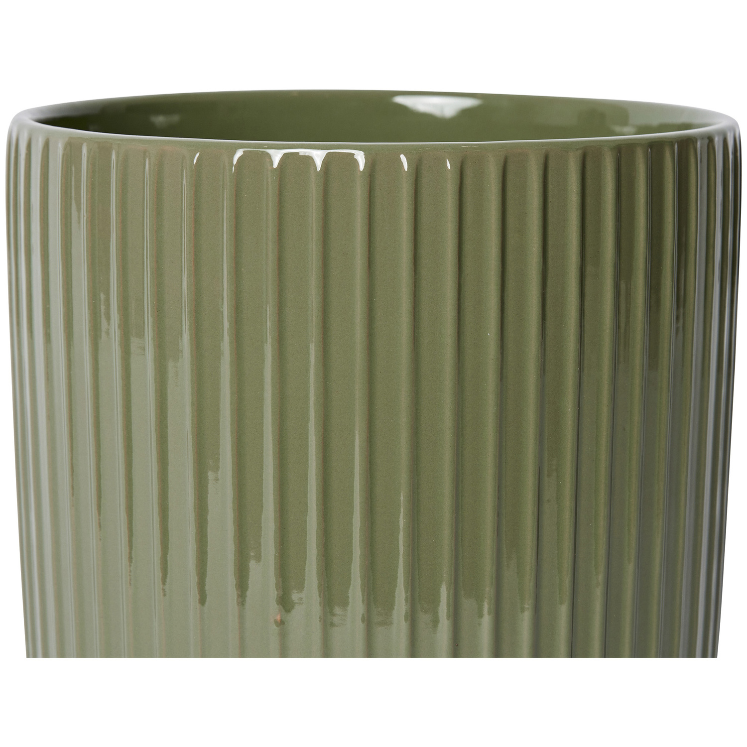 Maurice Ceramic Plant Pot with Saucer