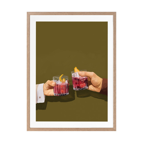 Chin Chin Di Rosso Printed Wall Art
