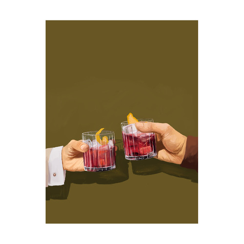 Chin Chin Di Rosso Printed Wall Art