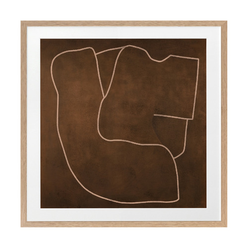 Maze Of Boundaries Printed Wall Art