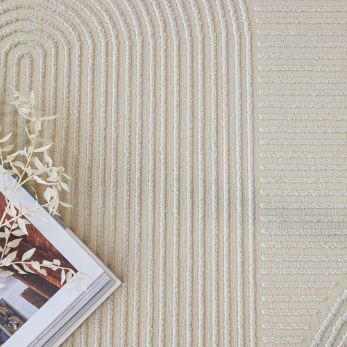 Linen Raking Rug