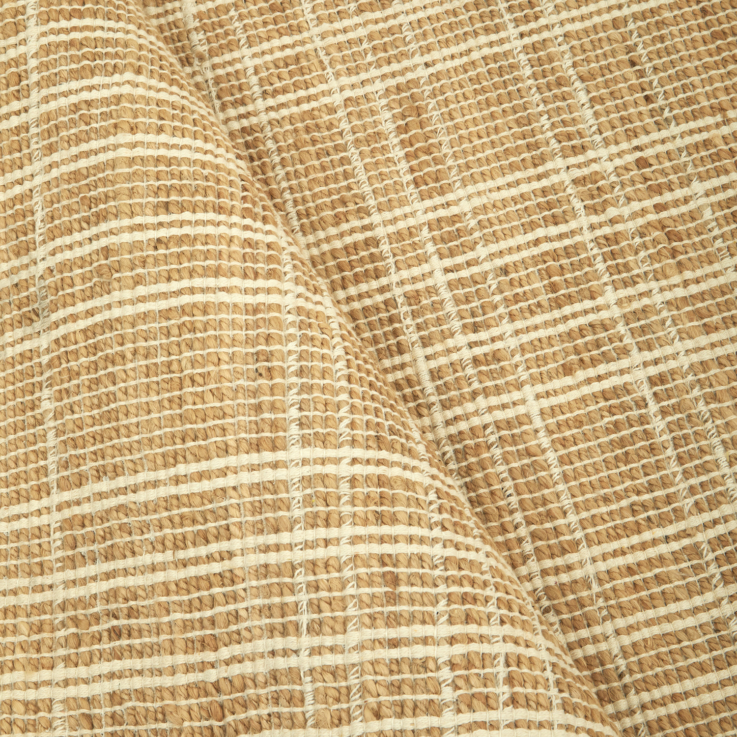 Sandstone Plaid Flat Weave Runner
