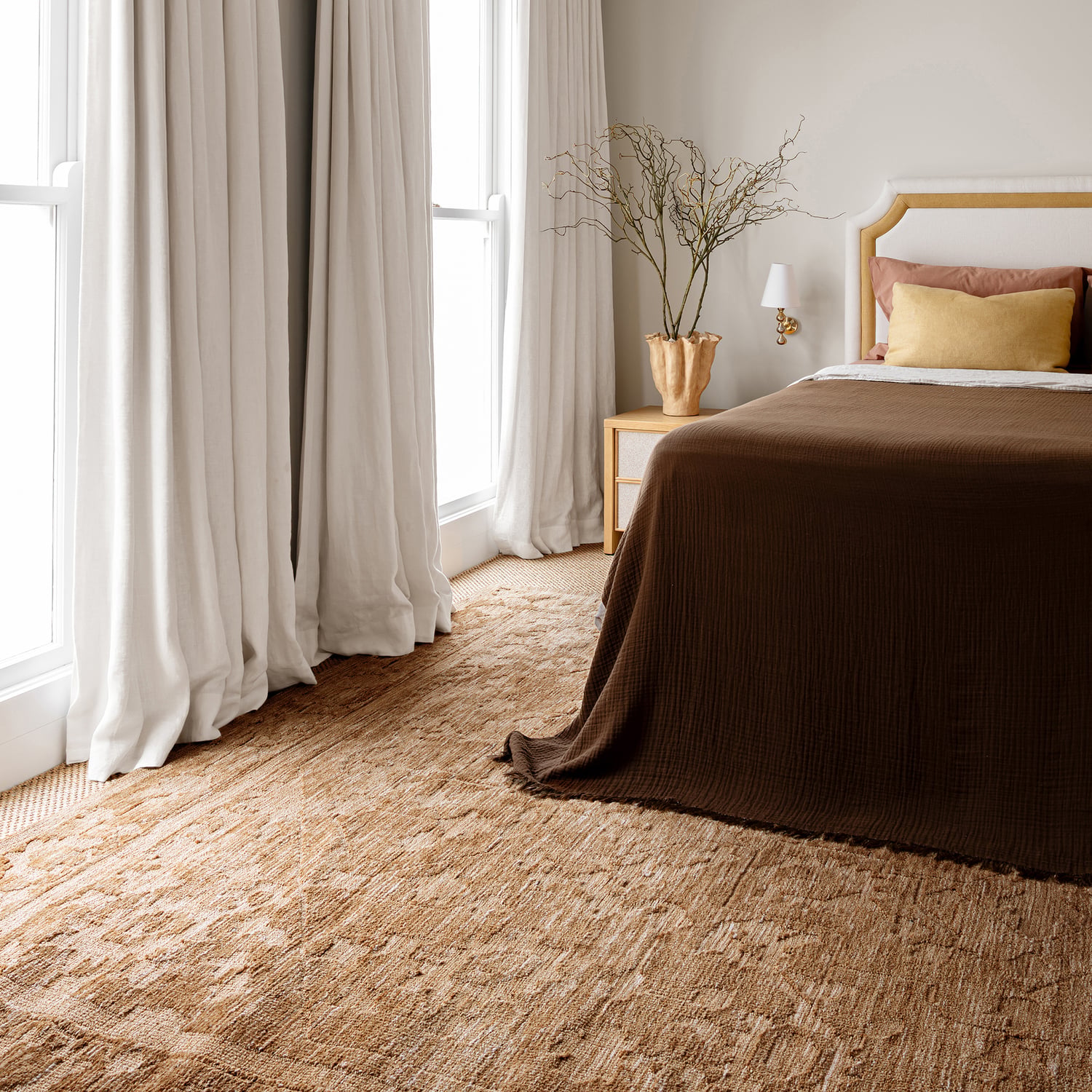 Ginger Malabar Hand-Loomed Rug