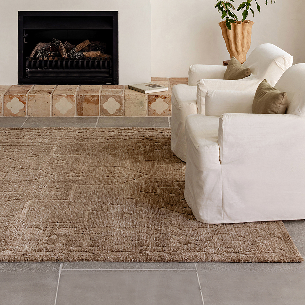 Almond-Ceylon-Hand-Loomed-Rug