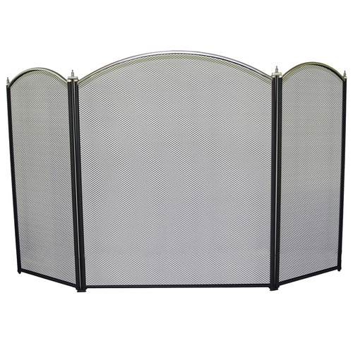3 Fold Irvine Fire Screen