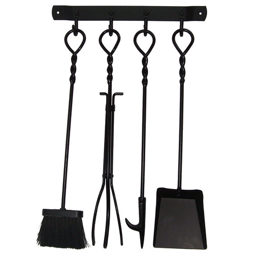 4 Piece Klinsmann Fireplace Tool Set