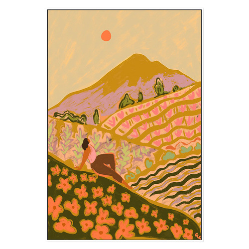 Field of Flowers Printed Wall Art