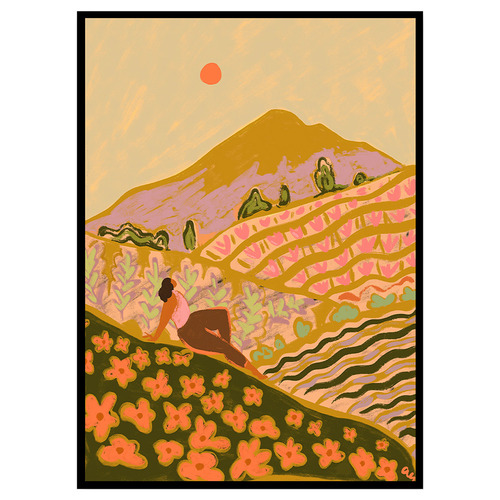 Field of Flowers Printed Wall Art Temple & ster