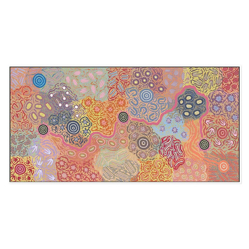 Women's Ceremony Dancing Feather Printed Wall Art