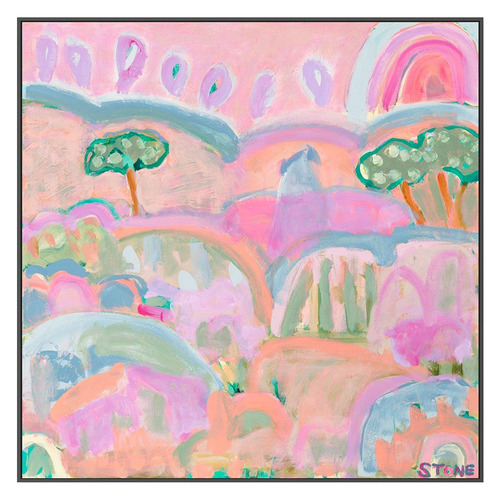 Rainbow Hills Printed Wall Art
