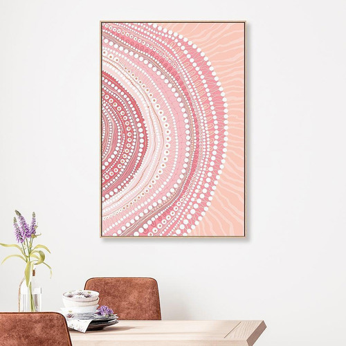 Blooming Female Printed Wall Art