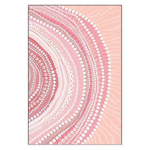 Blooming Female Printed Wall Art