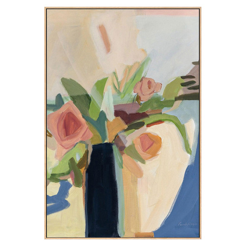 Black Vase Printed Wall Art