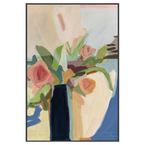 Black Vase Printed Wall Art