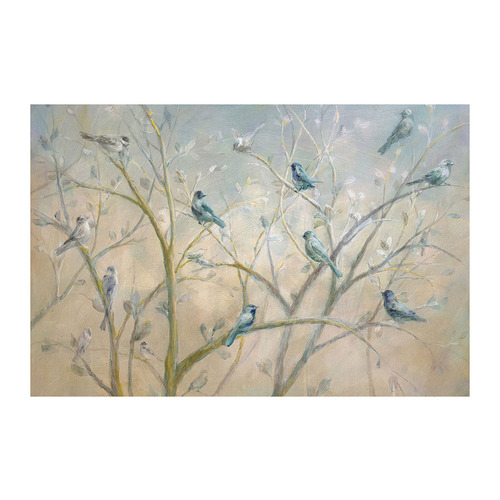 Spring Gathering Canvas Wall Art