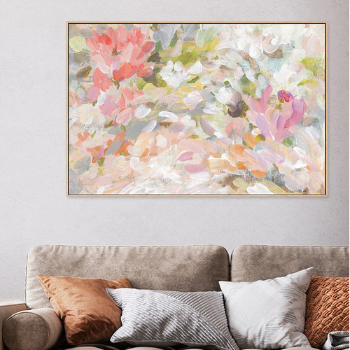 Petal Confetti Canvas Wall Art