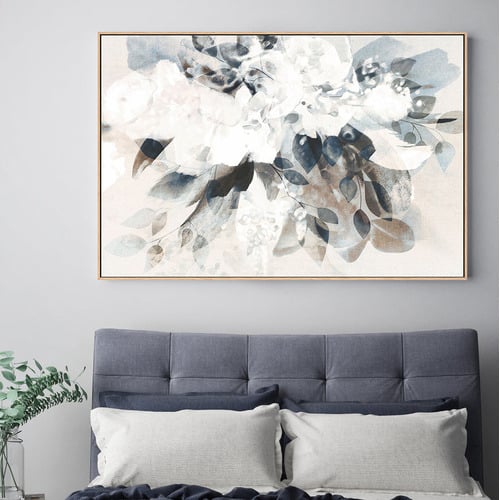 Blue Abstract Canvas Wall Art