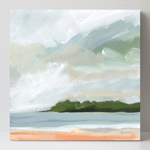 Lake Beach Canvas Wall Art