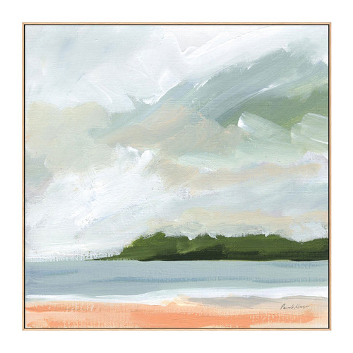 Lake Beach Canvas Wall Art