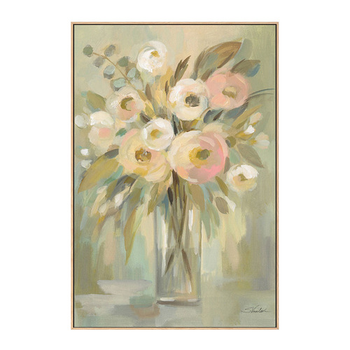 Painterly Strokes Floral Canvas Wall Art