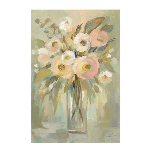 Painterly Strokes Floral Canvas Wall Art