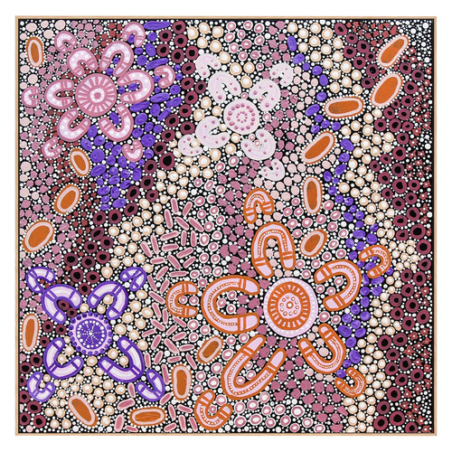 Among the Wildflowers Women & Babies Canvas Wall Art