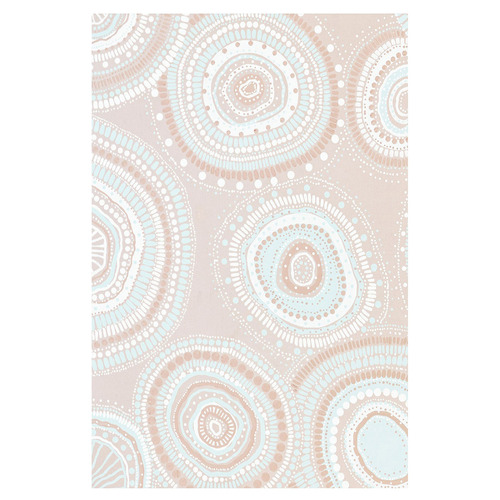 Beige Dancing Bora Rings Style A Canvas Wall Art