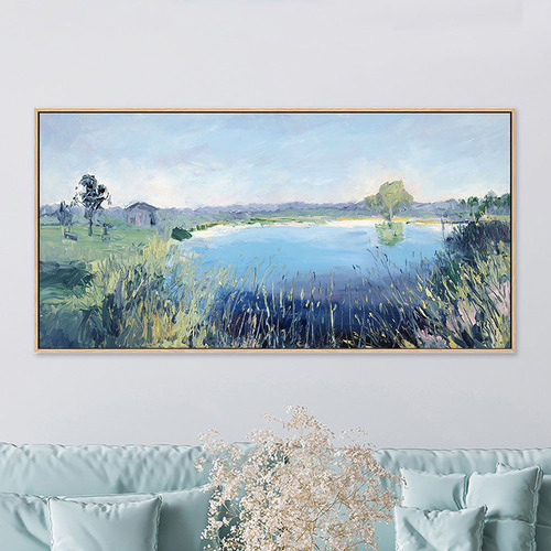 Mudgee Vineyard Dam Canvas Wall Art