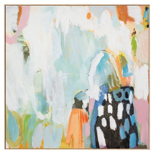 B W Abstract Canvas Wall Art