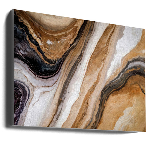 Marble in Warm Neutrals Canvas Wall Art