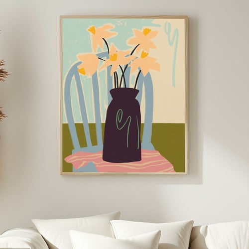 Daffodils Canvas Wall Art