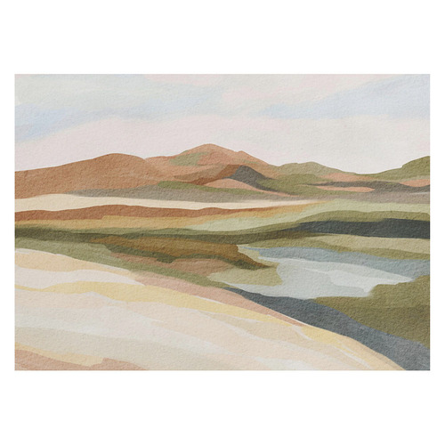 Serenity Western Landscape Canvas Wall Art
