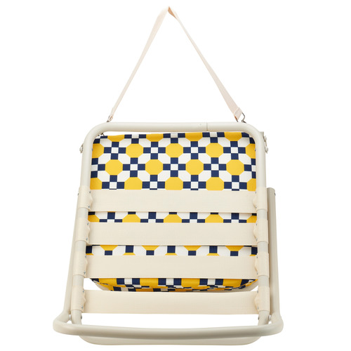 Retro Tile Foldable Beach Chair