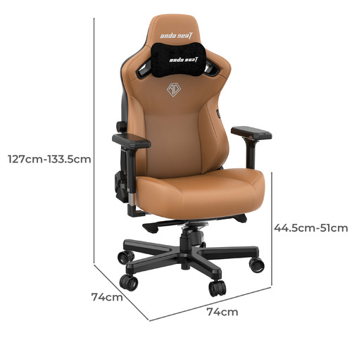 Kaiser III Premium Upholstered Gaming Chair