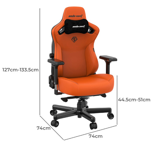 Kaiser III Premium Upholstered Gaming Chair