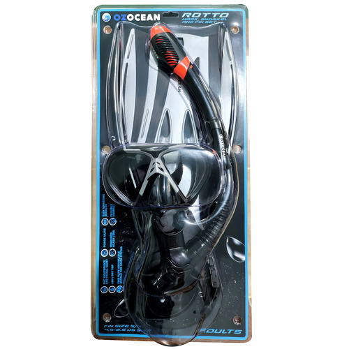 3 Piece Rotto Snorkel & Fin Set