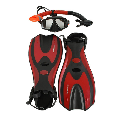 3 Piece Abrolhos Snorkel & Fin Set