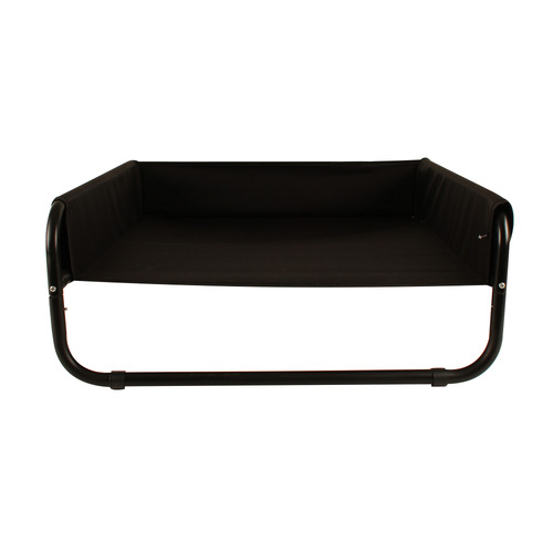 56cm Black Elevated Pet Bed
