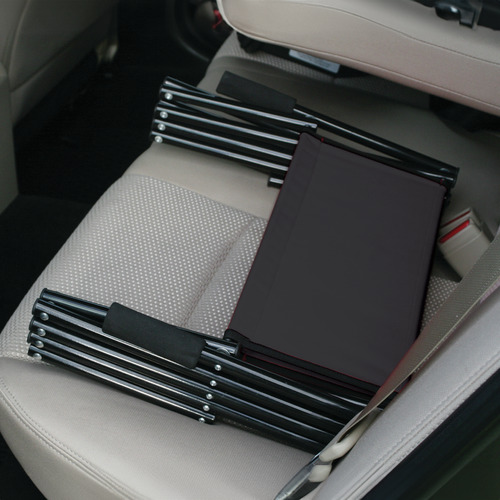 Black 4-Step Foldable Pet Stair