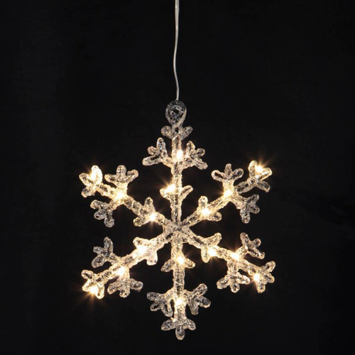 Icy Star LED Hanging Ornament | Temple & Webster