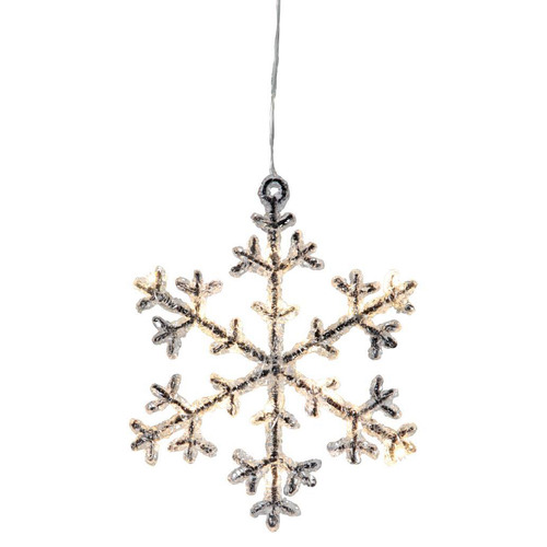 Icy Star LED Hanging Ornament | Temple & Webster