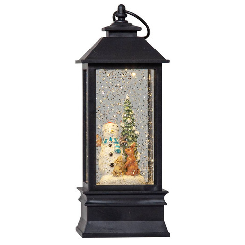 Christmas Light up Led Snowman Lantern Bronze