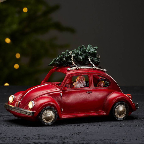 Christmas Light up Led Red Beetle Decoration