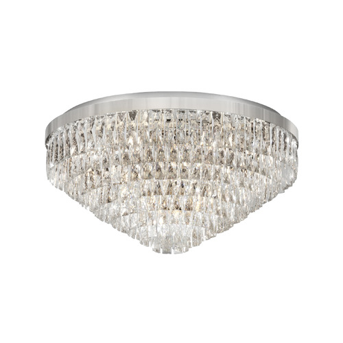 Valparaiso Steel & Glass Flush Mount Ceiling Light